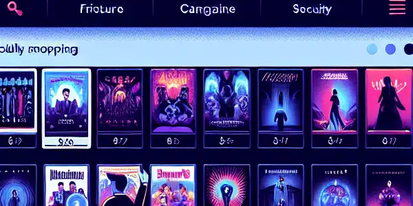 A sleek digital marketplace showcasing diverse adult videos with an emphasis on privacy and user-friendly navigation.